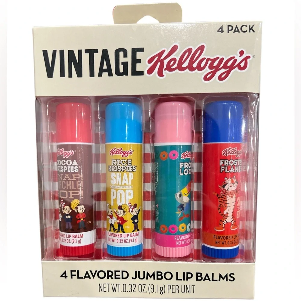 Kellogg’s Vintage4 Flavored Jumbo Lip Balms